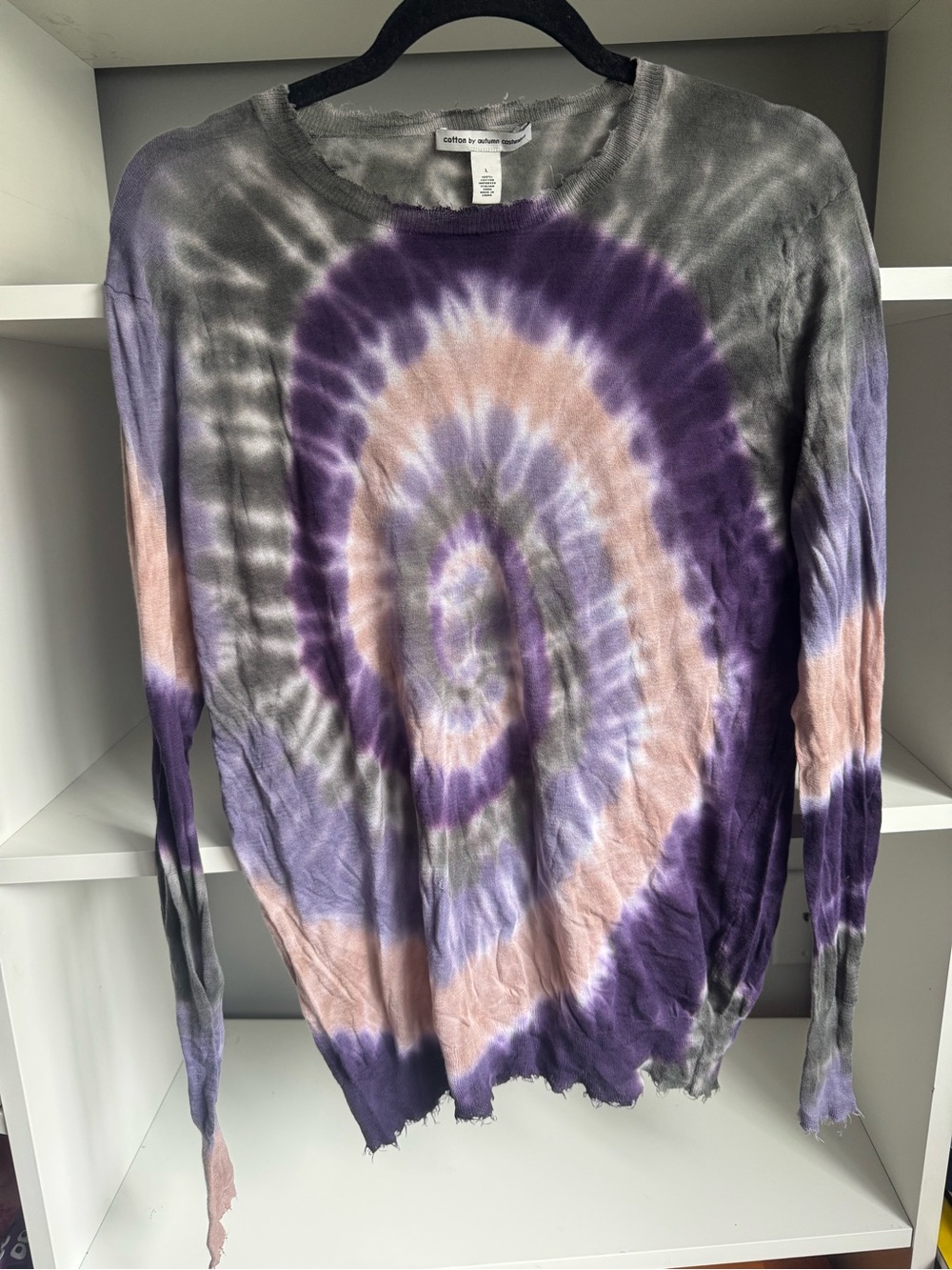 Cotton by Autumn Cashmere tie dye sweater